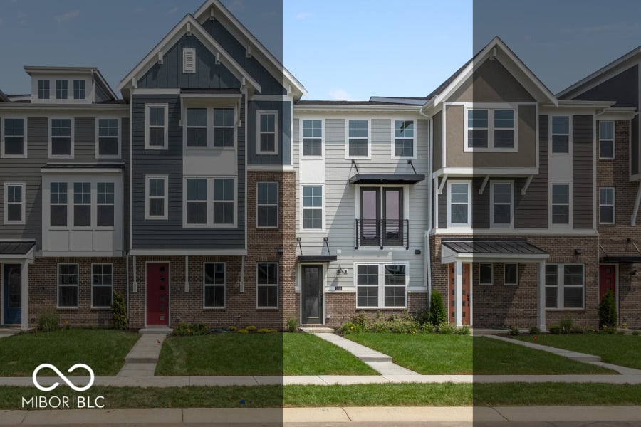 Front exterior at 6028 Georgica Lane, McCordsville, IN