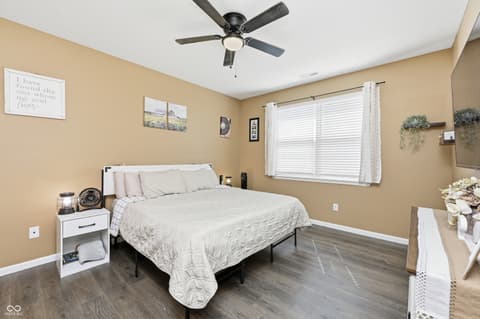 Bedroom at 1593 Fairmount Drive, Greenfield, IN