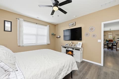 Bedroom at 1593 Fairmount Drive, Greenfield, IN