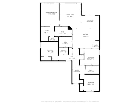 Floor Plan — 1593 Fairmount Drive, Greenfield, IN