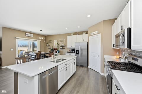 Kitchen at 1593 Fairmount Drive, Greenfield, IN