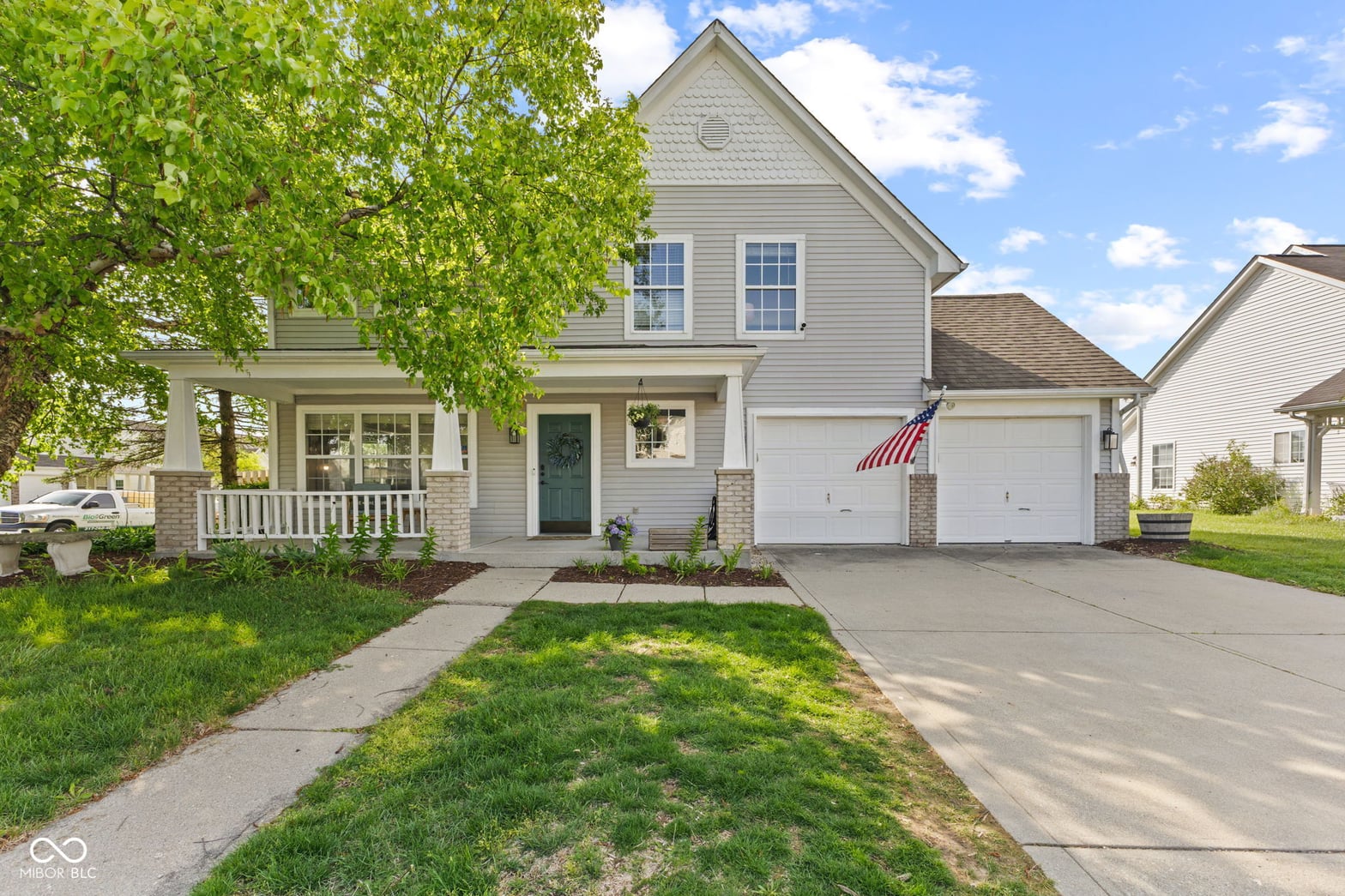 Front exterior at 10771 Morristown Court, Carmel, IN