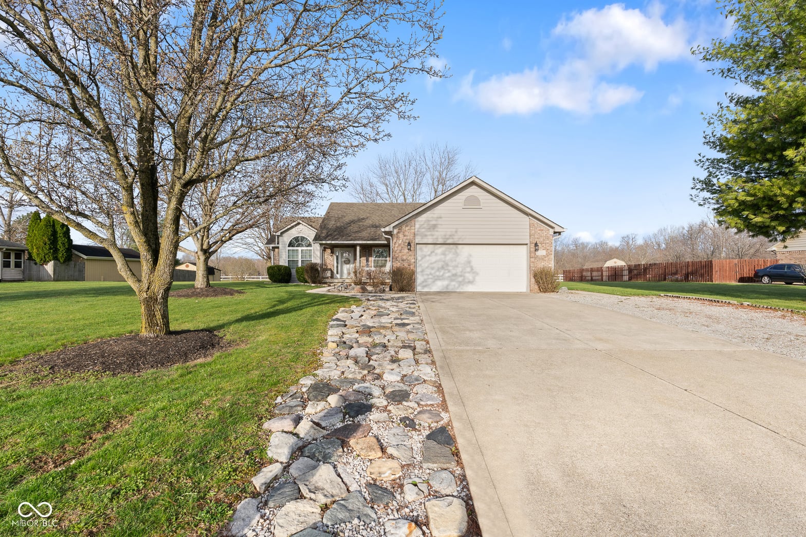 Front exterior at 8260 Henderson Ridge Drive, Mooresville, IN