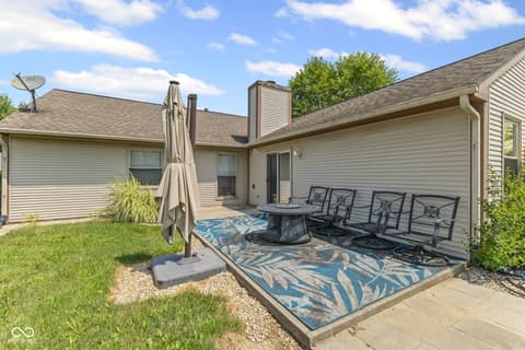 Backyard at 6433 Southern Lakes Drive N, Indianapolis, IN