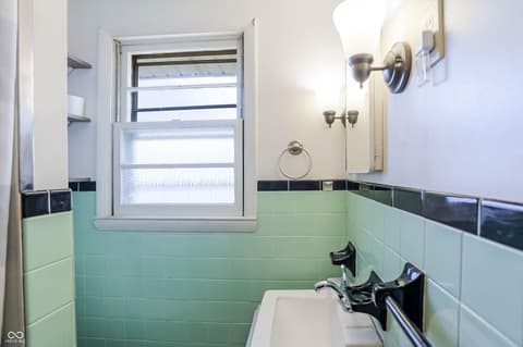 Bathroom at 202 N Monroe Street, Indianapolis, IN
