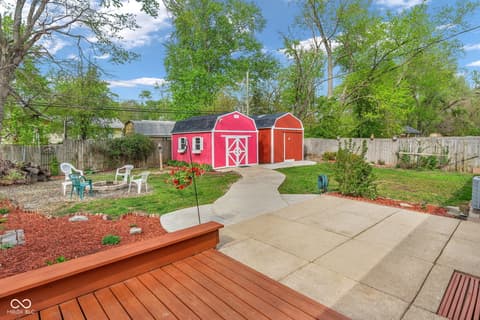 Yard at 18 Wilson Drive, Carmel, IN