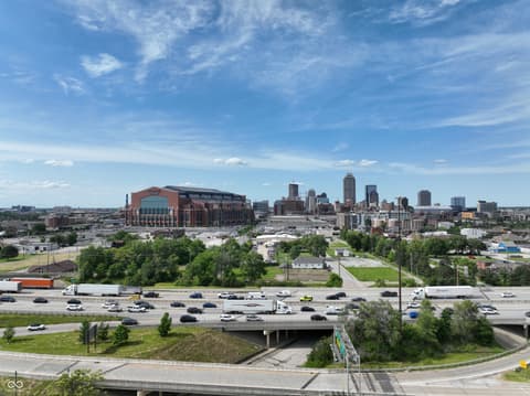 Aerial view at 1121 S Capitol Avenue, Indianapolis, IN