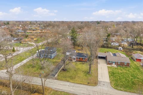Aerial view at 4323 N Ritter Avenue, Indianapolis, IN