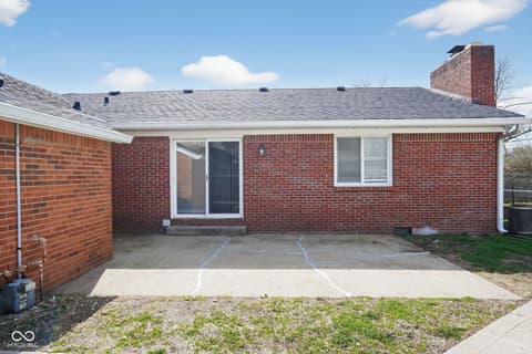 Backyard at 1618 N Shortridge Road, Indianapolis, IN
