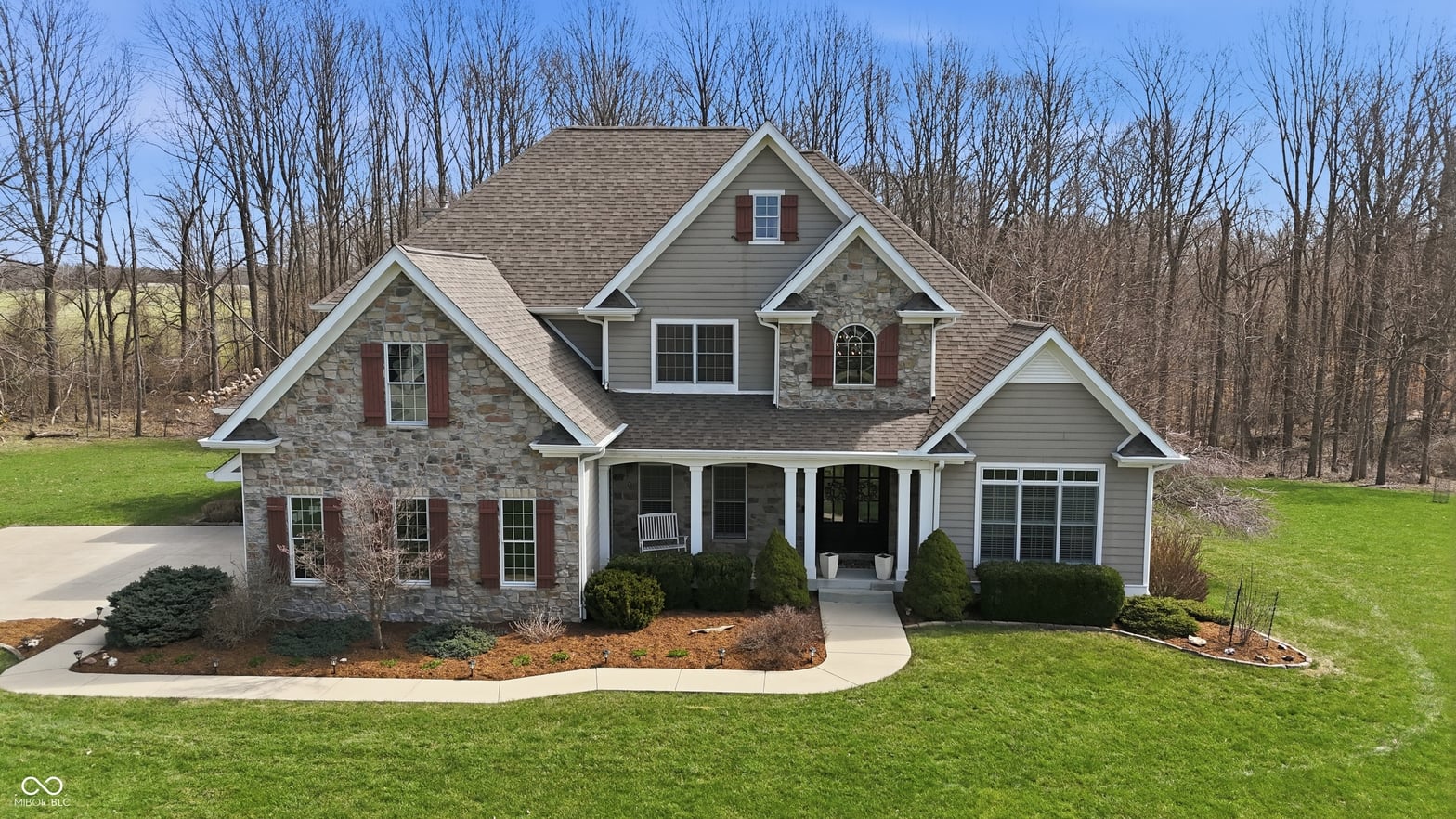 Front exterior at 3950 E Larry Wayne Drive, Bloomington, IN