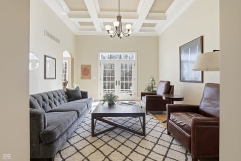 Living room at 3950 E Larry Wayne Drive, Bloomington, IN