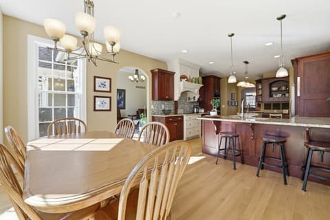 Dining room at 3950 E Larry Wayne Drive, Bloomington, IN
