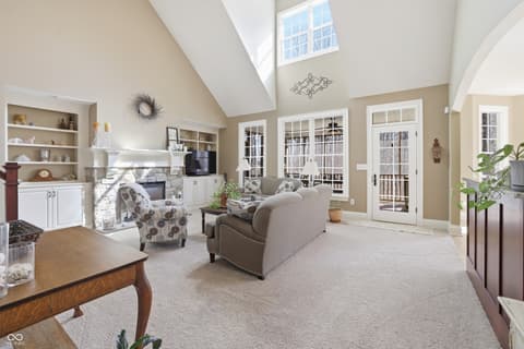 Living room at 3950 E Larry Wayne Drive, Bloomington, IN