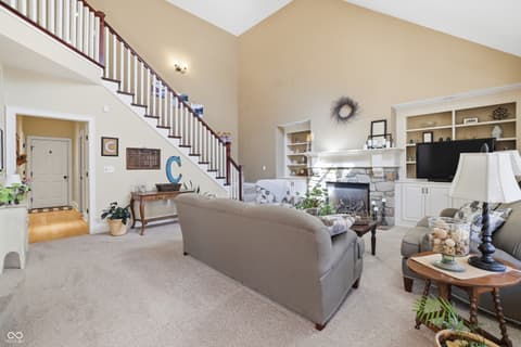 Living room at 3950 E Larry Wayne Drive, Bloomington, IN