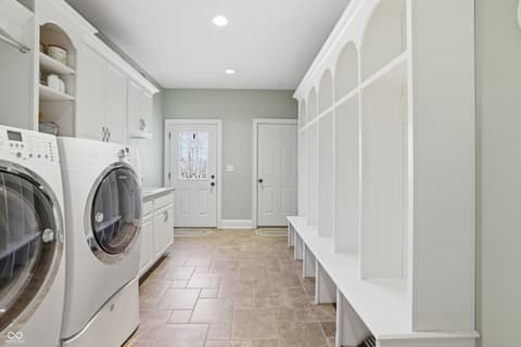 Laundry room at 3950 E Larry Wayne Drive, Bloomington, IN