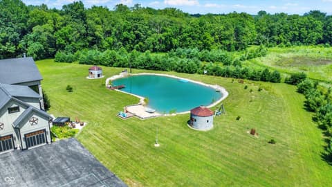 Aerial view at 25811 State Road 19, Arcadia, IN