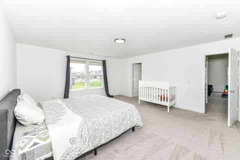 Primary bedroom at 17267 Hanningfield Way, Westfield, IN