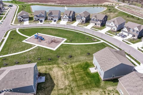 Aerial view at 17267 Hanningfield Way, Westfield, IN