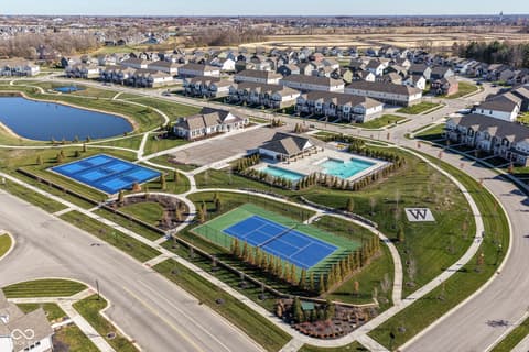 Aerial view at 17267 Hanningfield Way, Westfield, IN