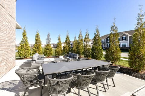 Outdoor living area at 17267 Hanningfield Way, Westfield, IN