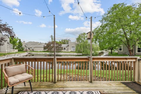 Outdoor living area at 6480 Watham Court, Indianapolis, IN