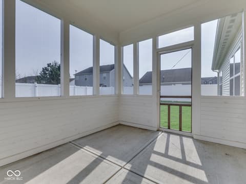 Outdoor living area at 1810 Maplewood Court, Pendleton, IN