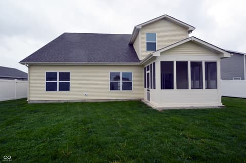 Backyard at 1810 Maplewood Court, Pendleton, IN