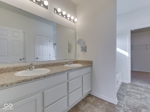 Bathroom at 1810 Maplewood Court, Pendleton, IN