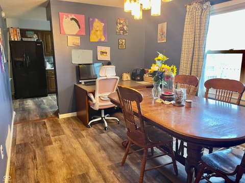 Dining room at 700 Albin Pond Road, Greencastle, IN