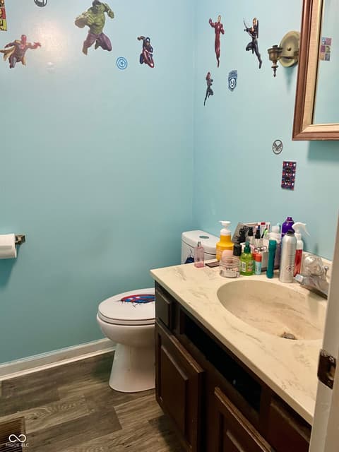 Primary bathroom at 700 Albin Pond Road, Greencastle, IN