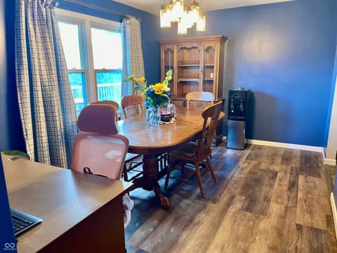 Dining room at 700 Albin Pond Road, Greencastle, IN