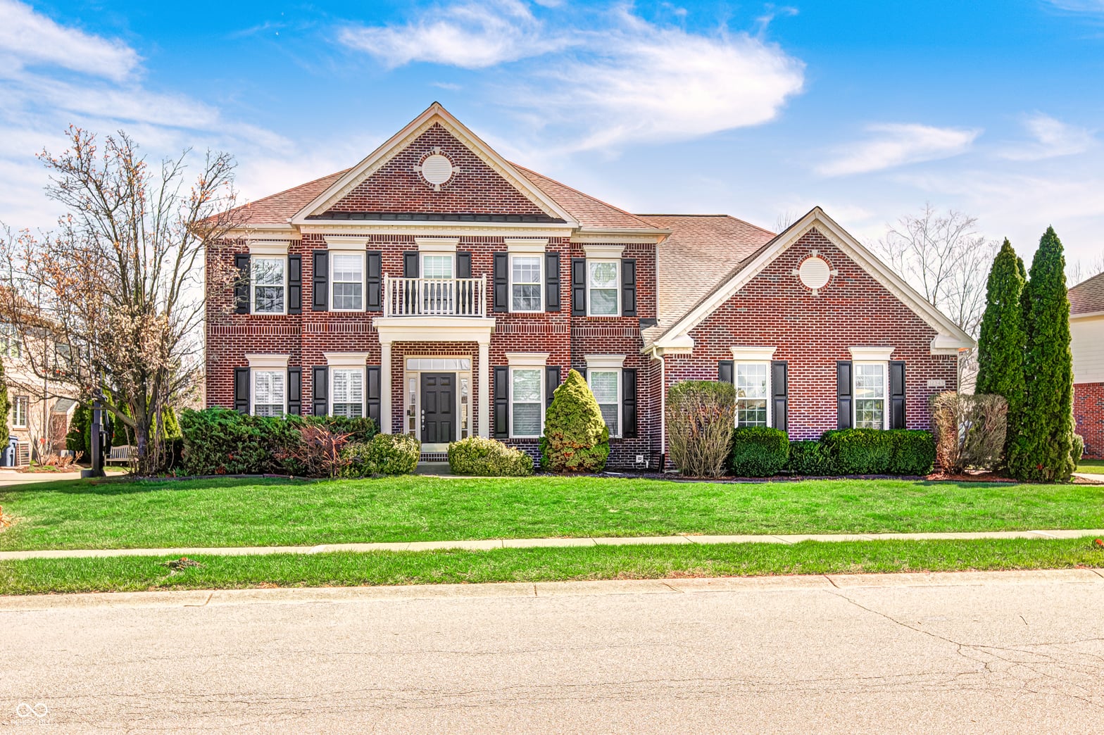 Front exterior at 12343 Dubarry Drive, Carmel, IN