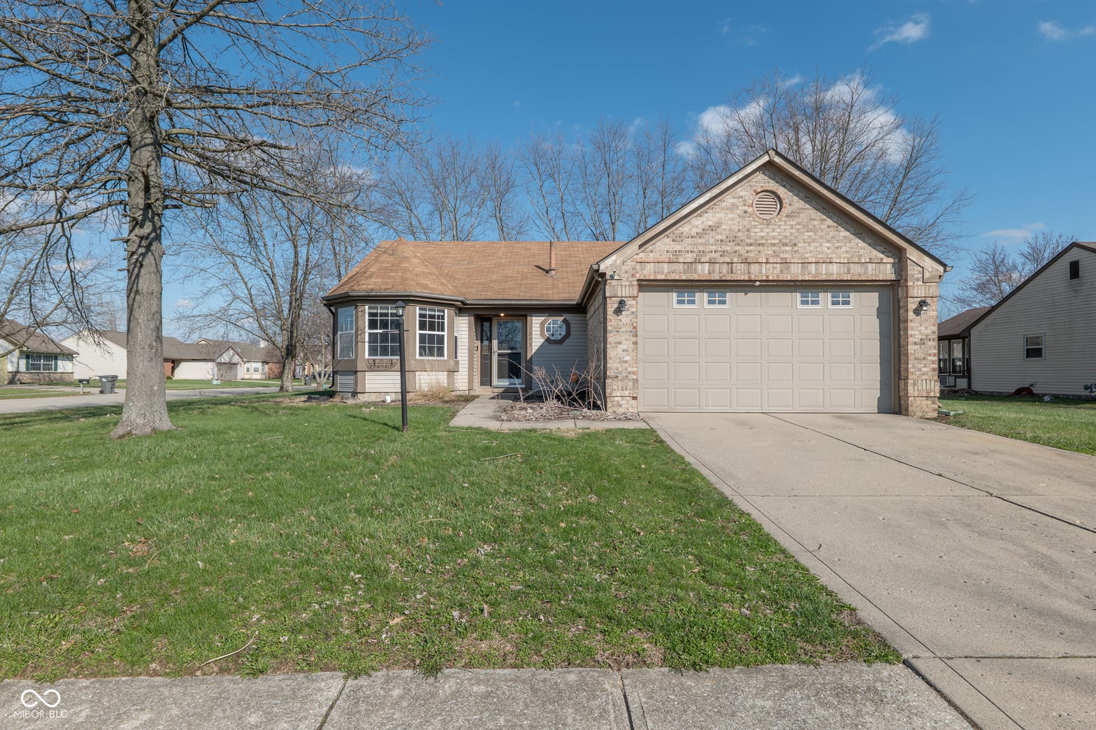 Front exterior at 1243 Winding Hart Drive, Indianapolis, IN