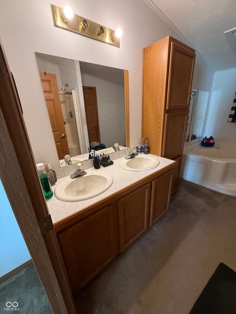 Bathroom at 3363 Cessna Drive, Columbus, IN