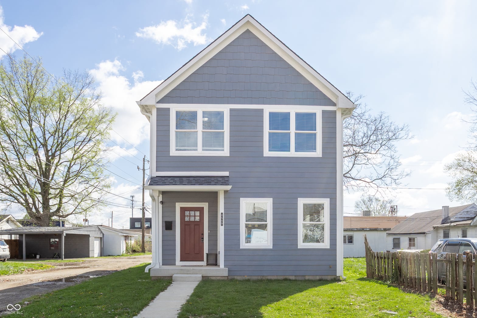 Front exterior at 4549 Caroline Avenue, Indianapolis, IN
