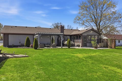 Backyard at 6880 W 100 N, Greenfield, IN