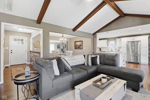 Living room at 6880 W 100 N, Greenfield, IN