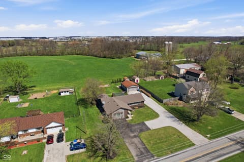 Aerial view at 6880 W 100 N, Greenfield, IN