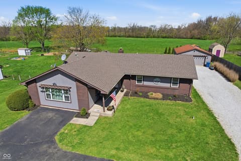 Front exterior at 6880 W 100 N, Greenfield, IN