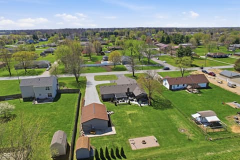 Aerial view at 6880 W 100 N, Greenfield, IN