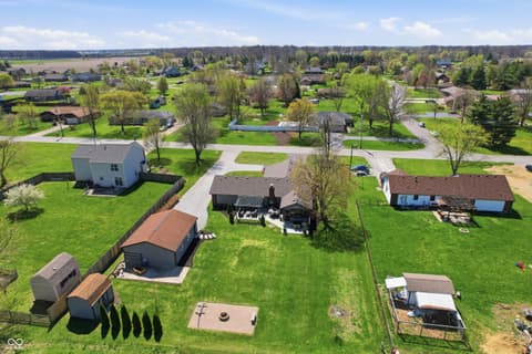 Aerial view at 6880 W 100 N, Greenfield, IN