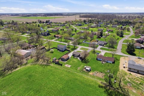 Aerial view at 6880 W 100 N, Greenfield, IN