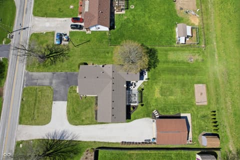 Aerial view at 6880 W 100 N, Greenfield, IN