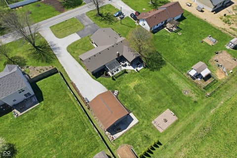 Aerial view at 6880 W 100 N, Greenfield, IN