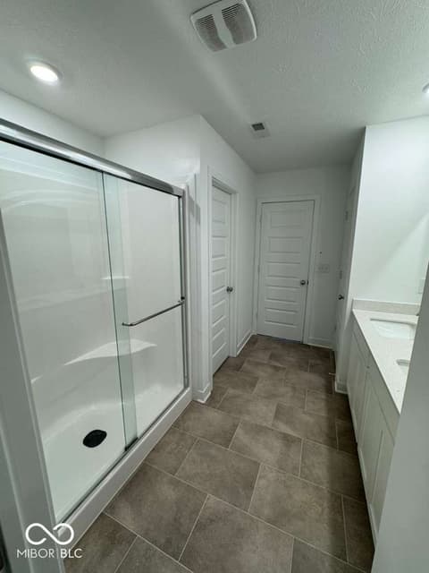 Primary bathroom at 8585 Tripp Road, Pendleton, IN