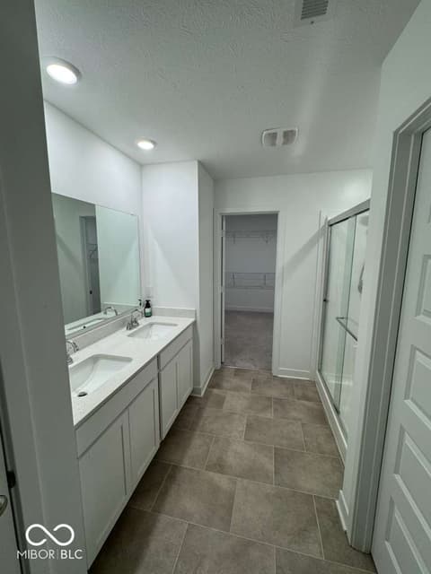 Primary bathroom at 8585 Tripp Road, Pendleton, IN