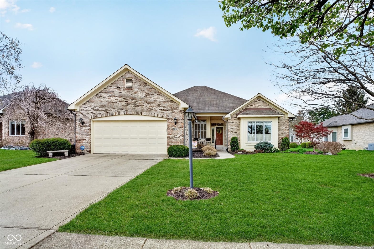 Front exterior at 7303 Lightship Court, Fishers, IN