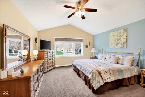 Bedroom at 7303 Lightship Court, Fishers, IN