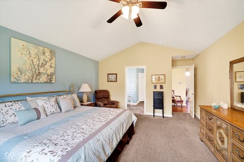 Bedroom at 7303 Lightship Court, Fishers, IN