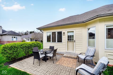 Outdoor living area at 7303 Lightship Court, Fishers, IN